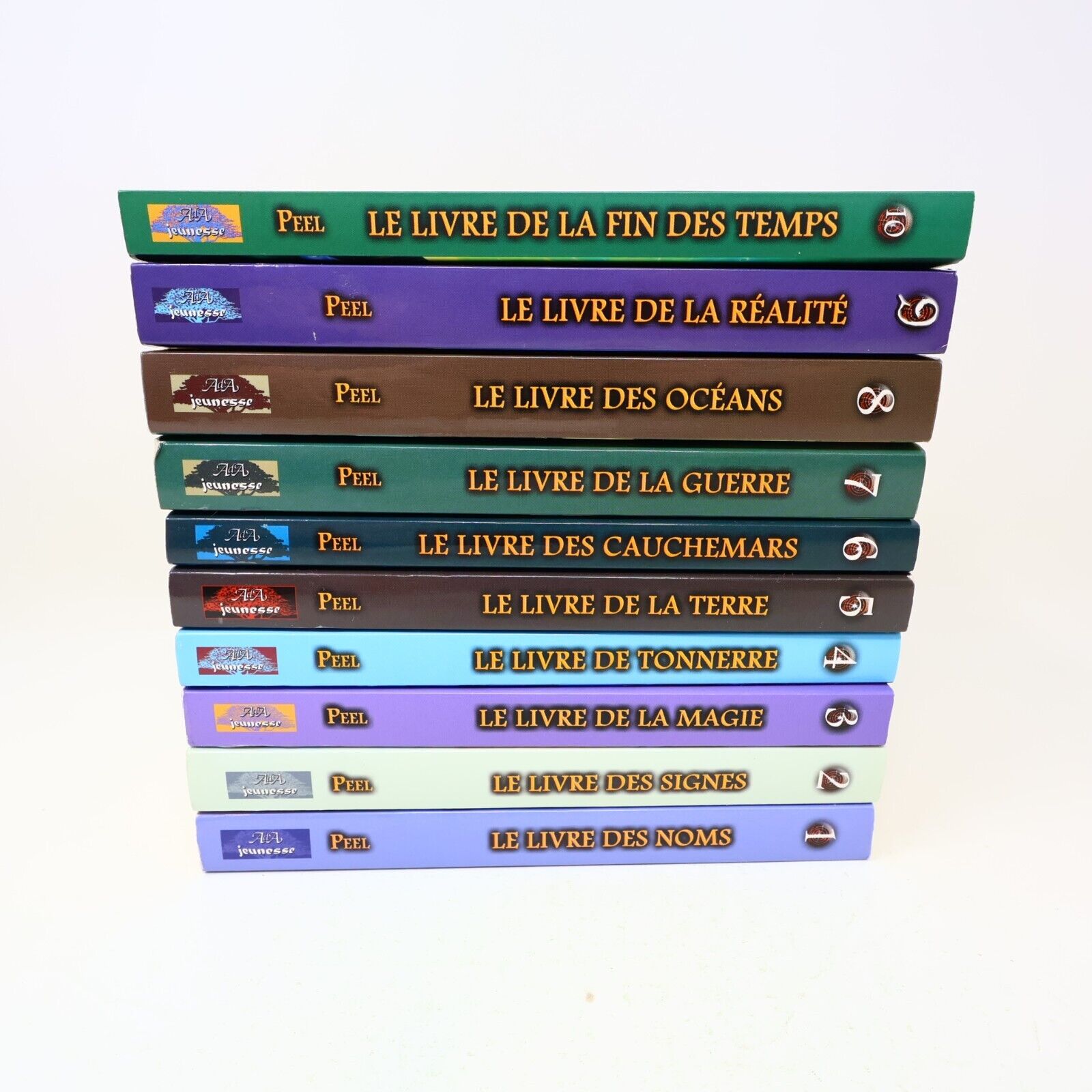 Lot 10 Livres Les Mondes de la Magie du Diadème #1-10 de John Peel Ada Français