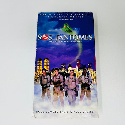 1999 S.O.S. Fantômes VHS en Français Testé/Ghostbusters French Ghosts SOS NTSC