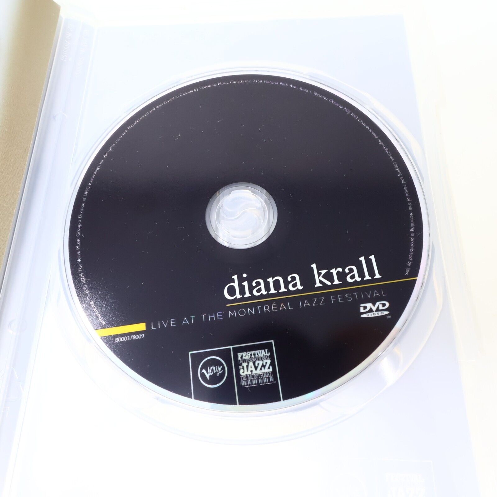 Diana Krall Live at the Montreal Jazz Festival / Live in Paris Lot of 2 DVD NTSC