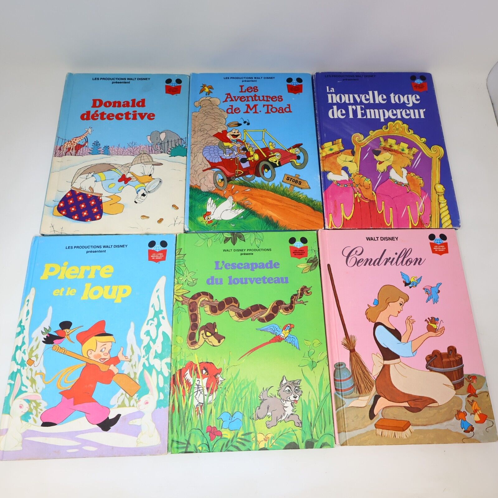 21x Livres Merveilleux de Disney Jeunes Enfants Livre-Loisirs Lot Français HC