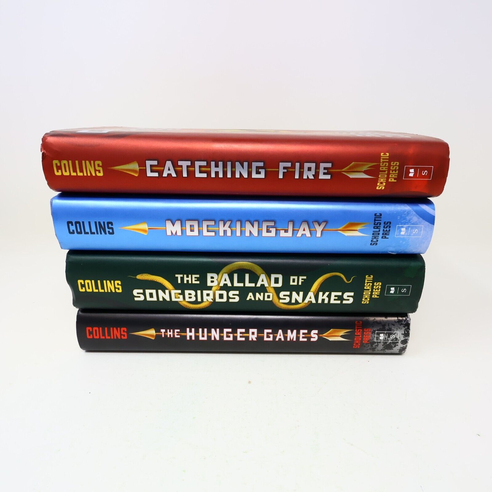 Lot 4 Books Hunger Games #1-4 Suzanne Collins Scholastic Fantasy Hardcover HC