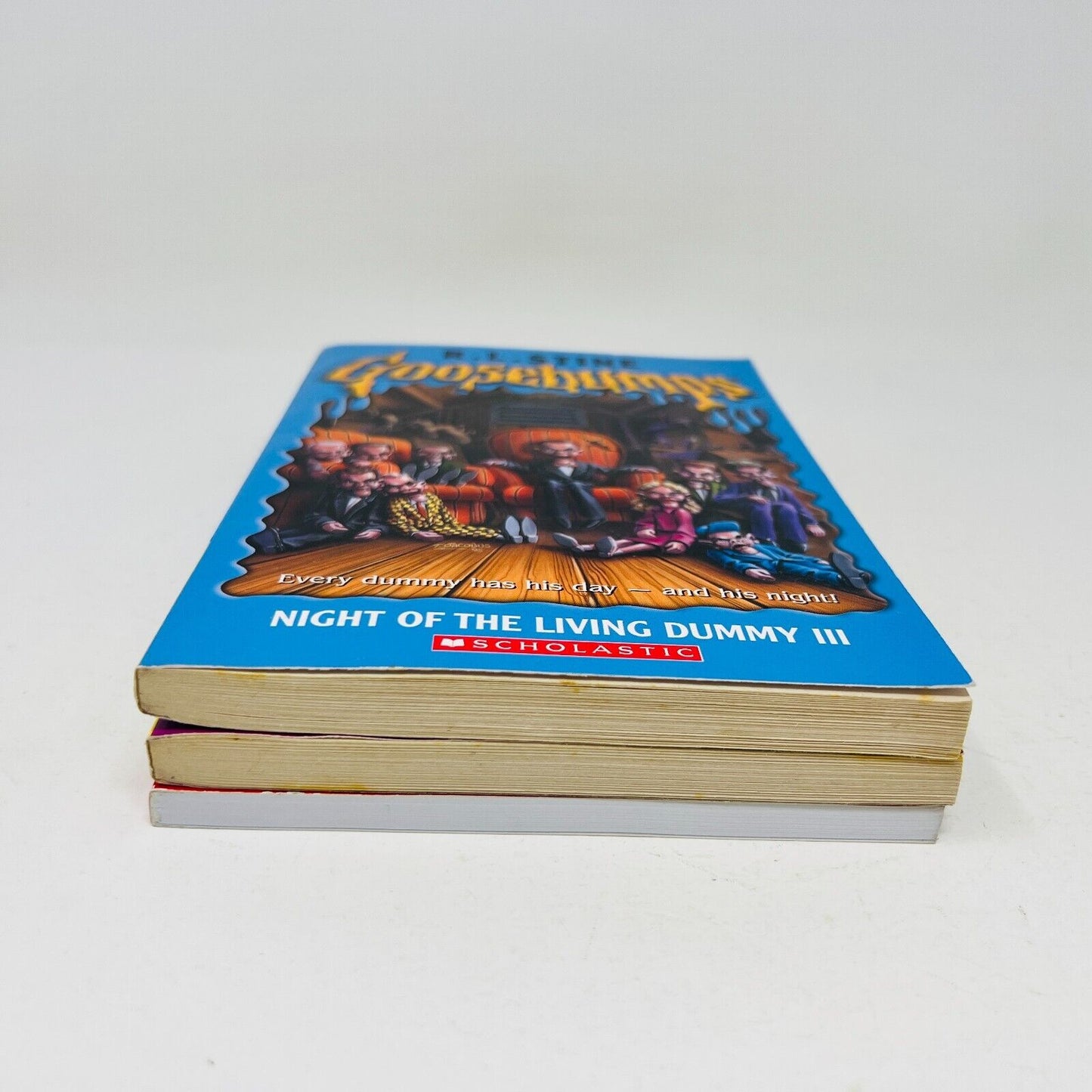 Night of the Living Dummy #1-3 Lot by R.L. Stine Goosebumps Scholastic Paperback