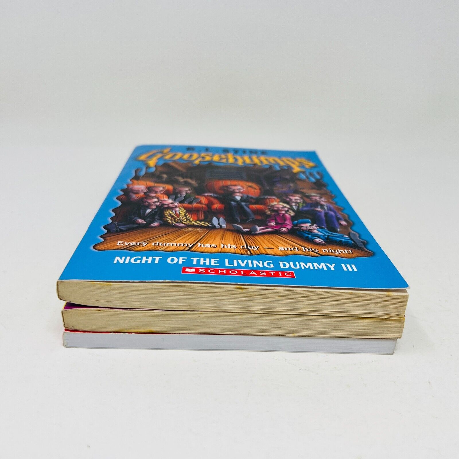 Night of the Living Dummy #1-3 Lot by R.L. Stine Goosebumps Scholastic Paperback