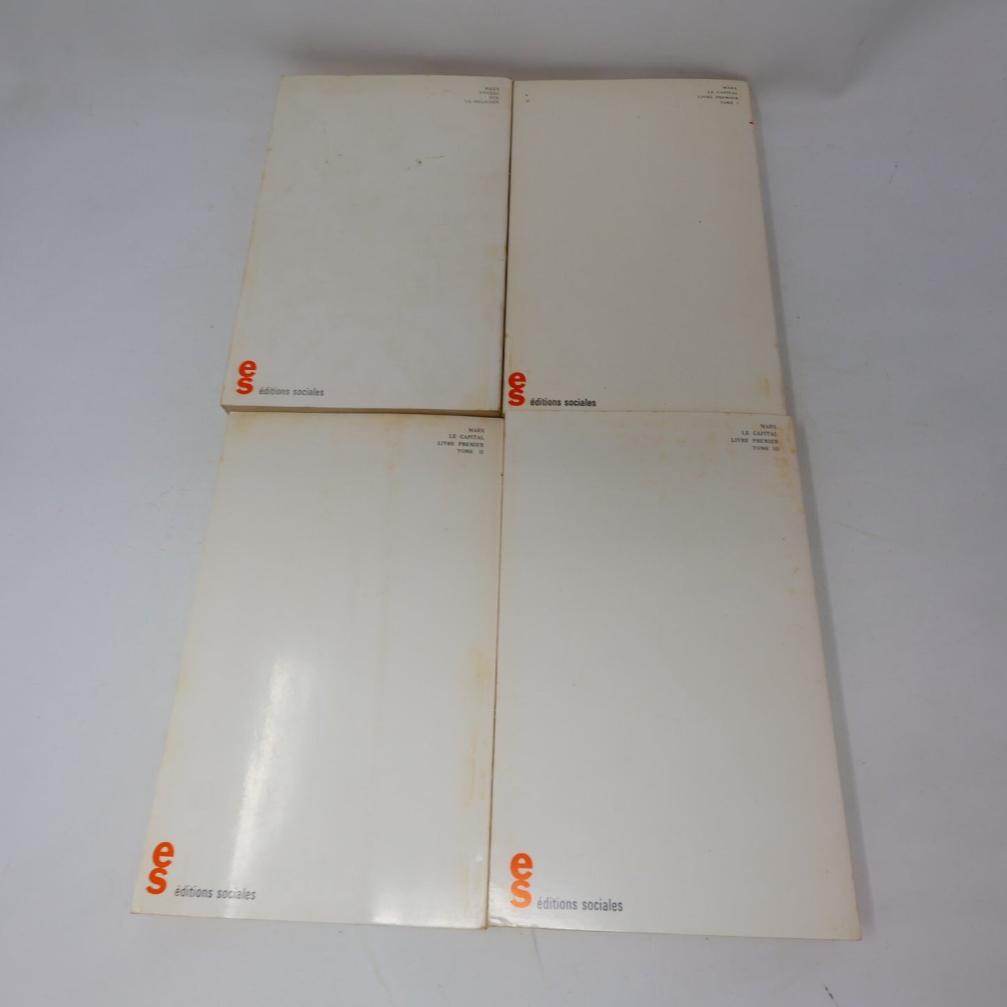 Le Capital #1-8 Lot 9 Livres Karl Marx Éditions Sociales Série Complète Français