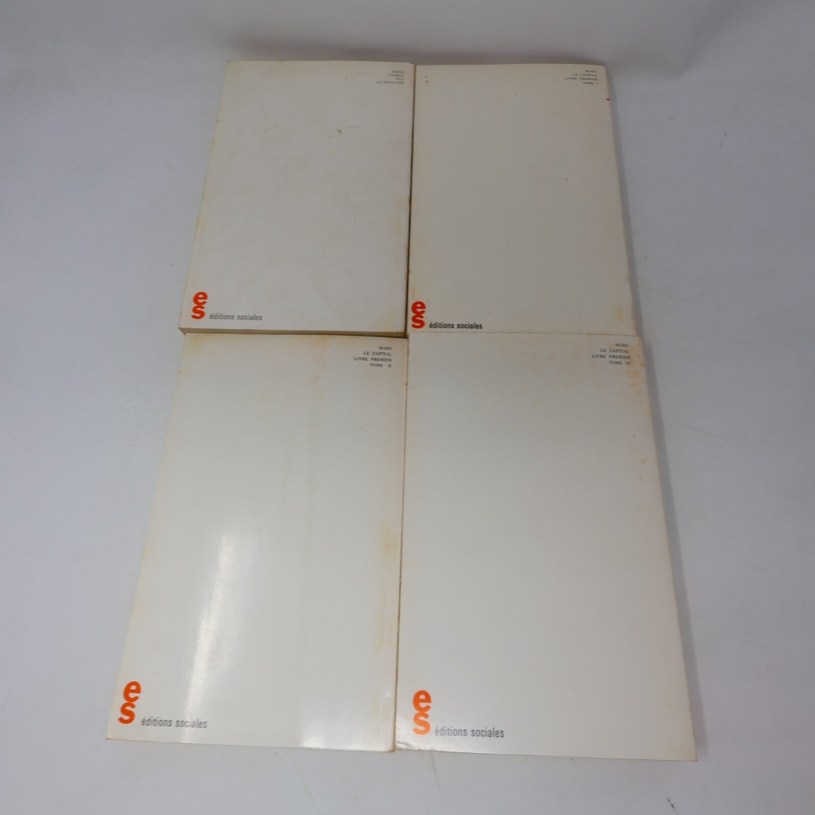 Le Capital #1-8 Lot 9 Livres Karl Marx Éditions Sociales Série Complète Français