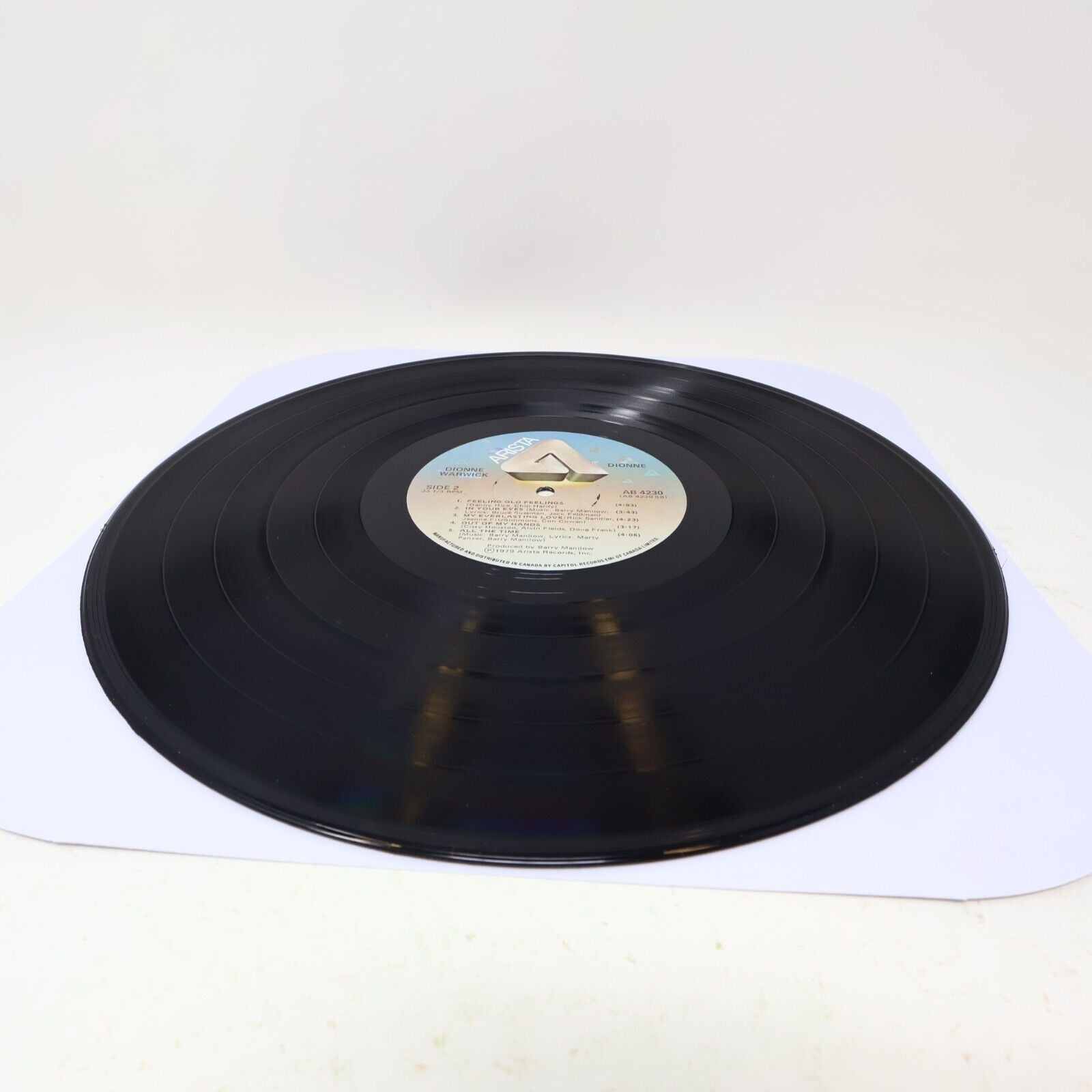 Dionne Warwick Dionne LP Record Vinyl Arista  AB 4230 Canada 1979 Funk Soul 70s