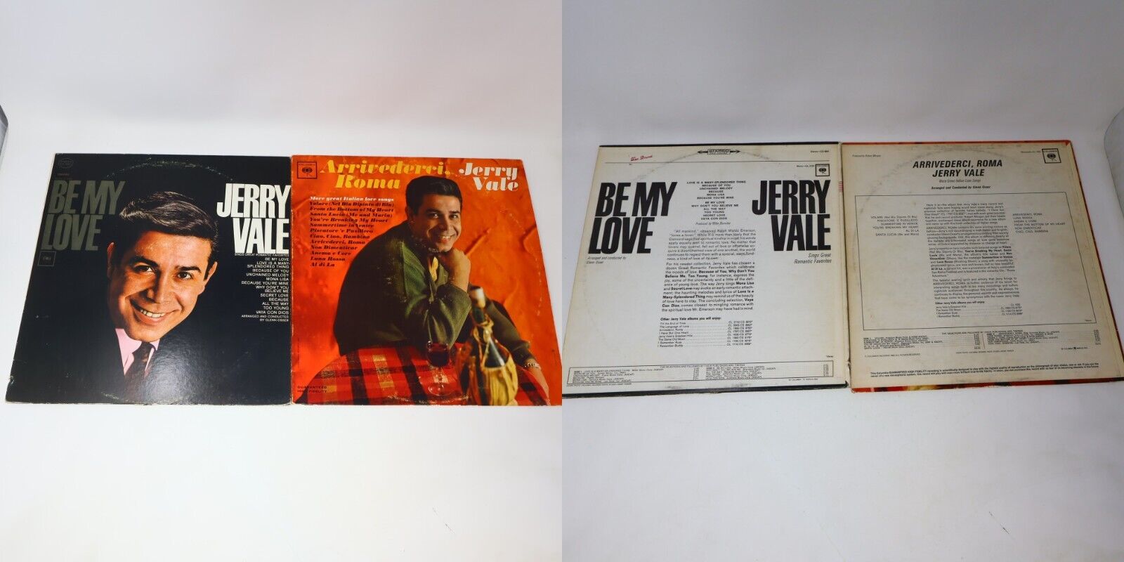 Lot of 25 Jerry Vale LP Record Vinyl Till the End of Time Greatest Hits 1960s