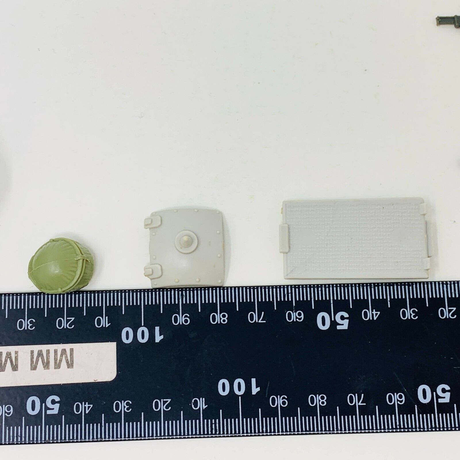 1980s GI Joe Mixed Parts Lot Uzi Air Mine Airborne Helmet Gun Backpack Missiles