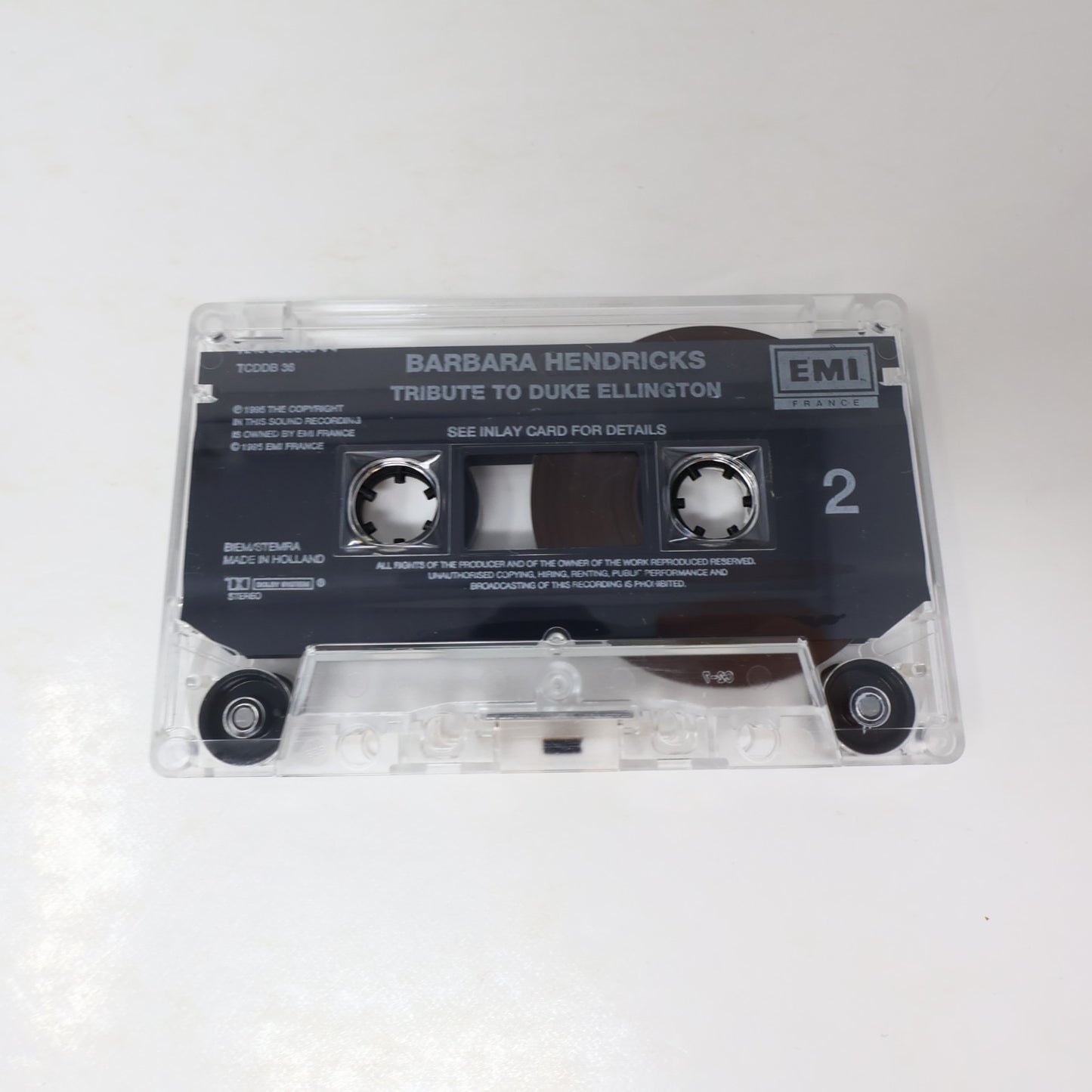 Barbara Hendricks/Monty Alexander Trio Tribute To Duke Ellington Cassette 90s