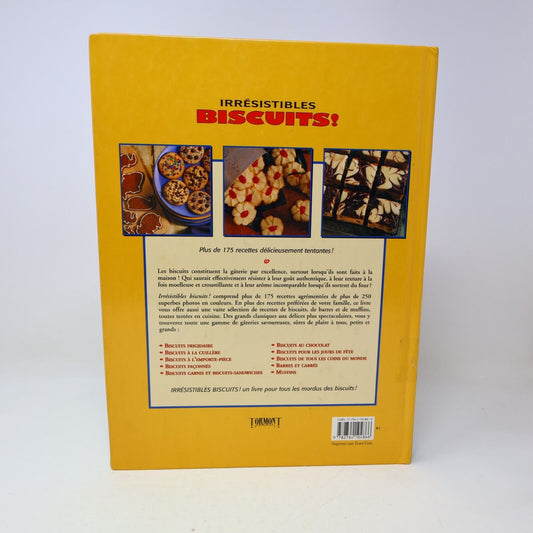 1997 Irrésistibles Biscuits! Cuisine Recettes Desserts Tormont Français Livre HC