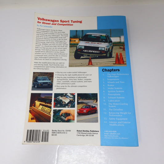 Volkswagen Sport Tuning For Street and Competition Per Schroeder Robert Bentley
