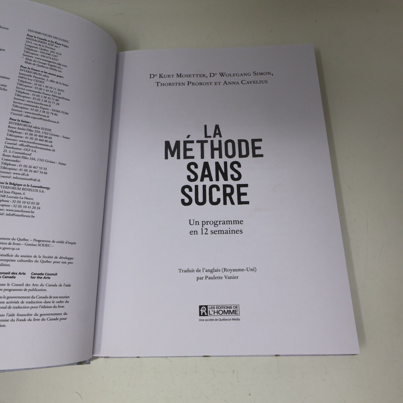 2016 La Méthode Sans Sucre un Programme en 12 Semaines Alimentation Nutrition HC