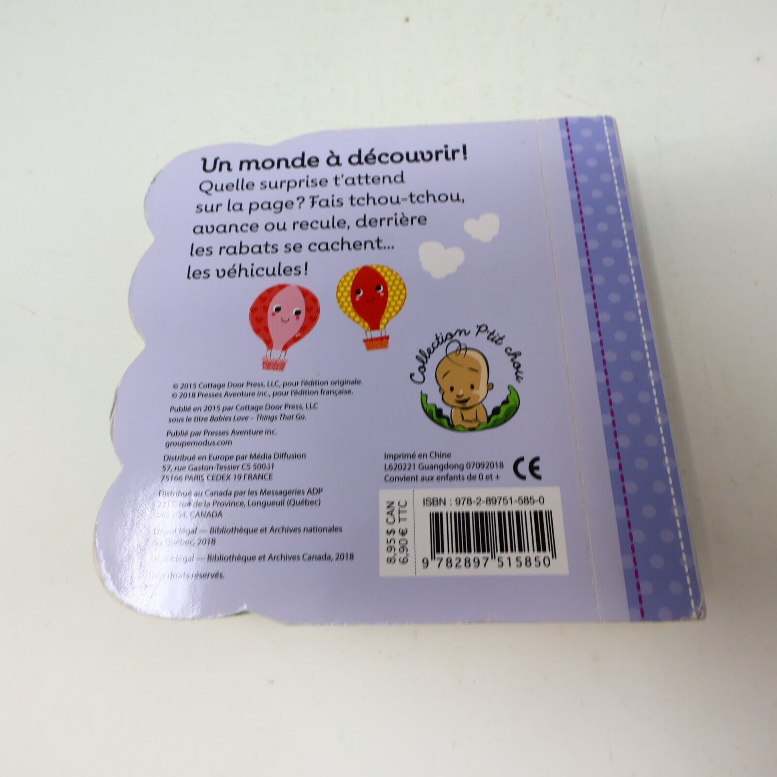 Lot 8 Livres Jeunes Enfants Cartonnés P'tit Garçon L'Imagerie Toupie Français HC