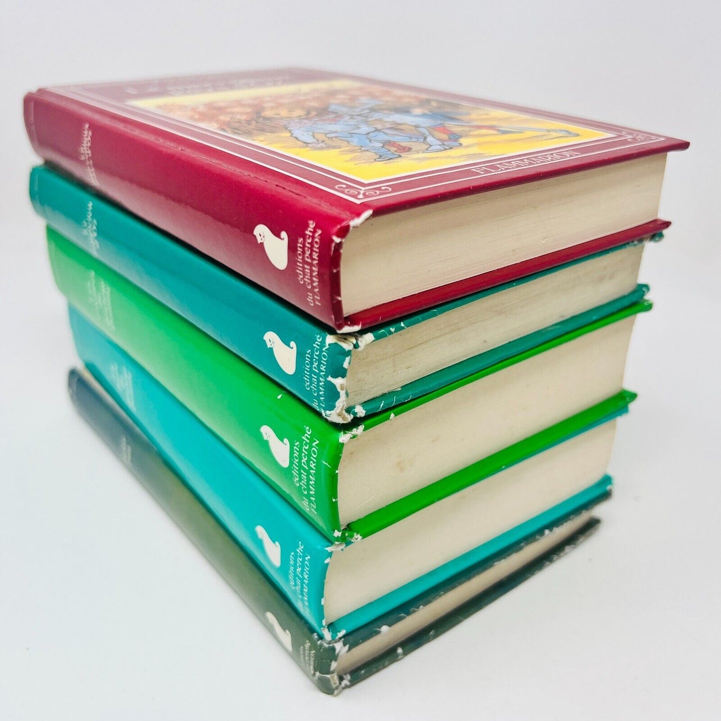 5x Bibliothèque du Chat Perché Oz Peter Pan Docteur Dolittle Lot Livres Français