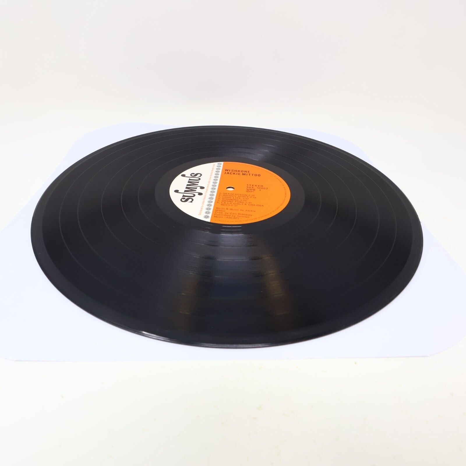 Jackie Mittoo Wishbone LP Record Vinyl Canada 1972 Summus Records SUS 50.002