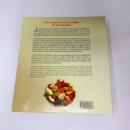 2006 La Guérison dans Votre Assiette de Rachel Fontaine Cuisine Recettes Santé