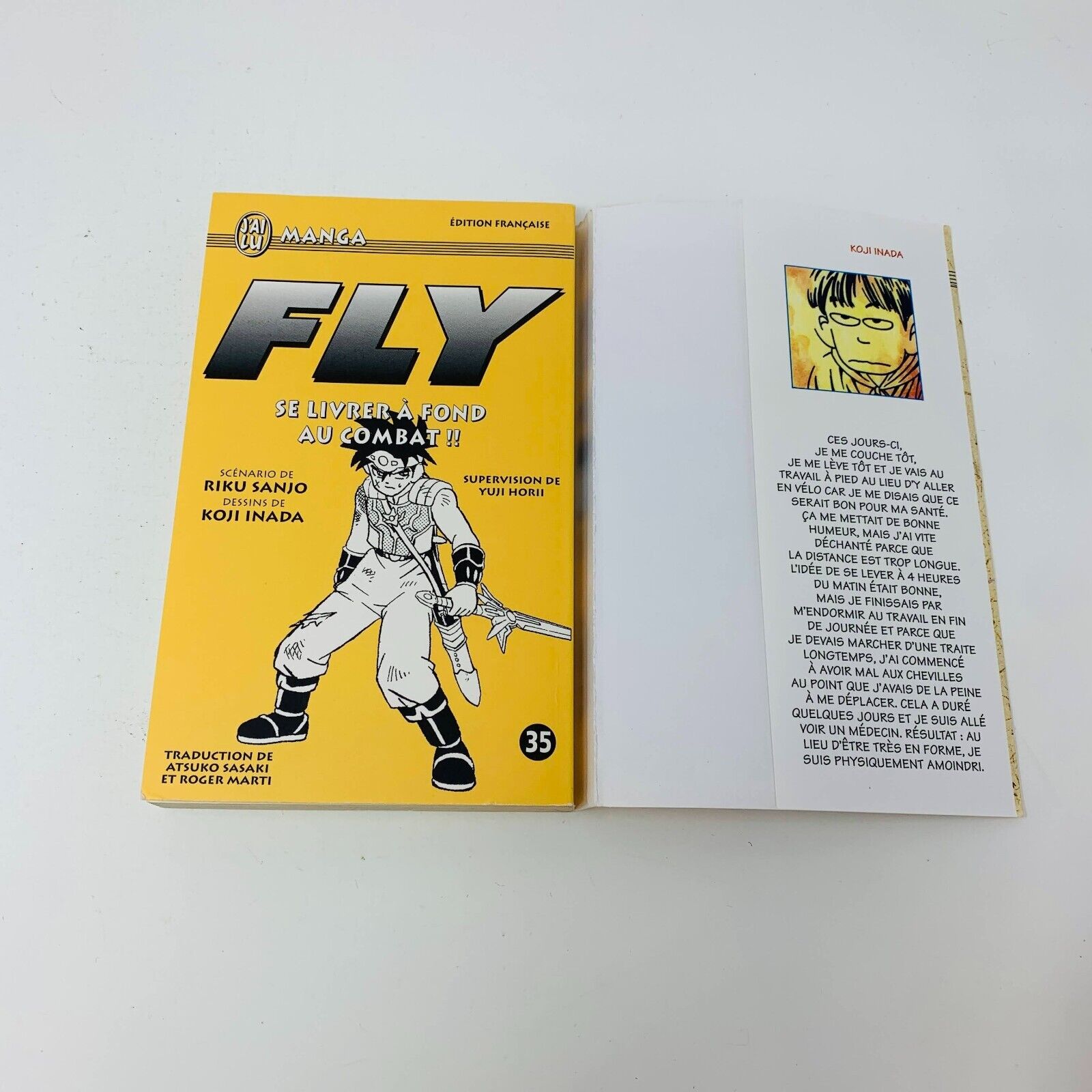 Fly 35-36-37 J'ai Lu Mangas Français Riku Sanjo Koji Inada Dragon Quest Lot de 3
