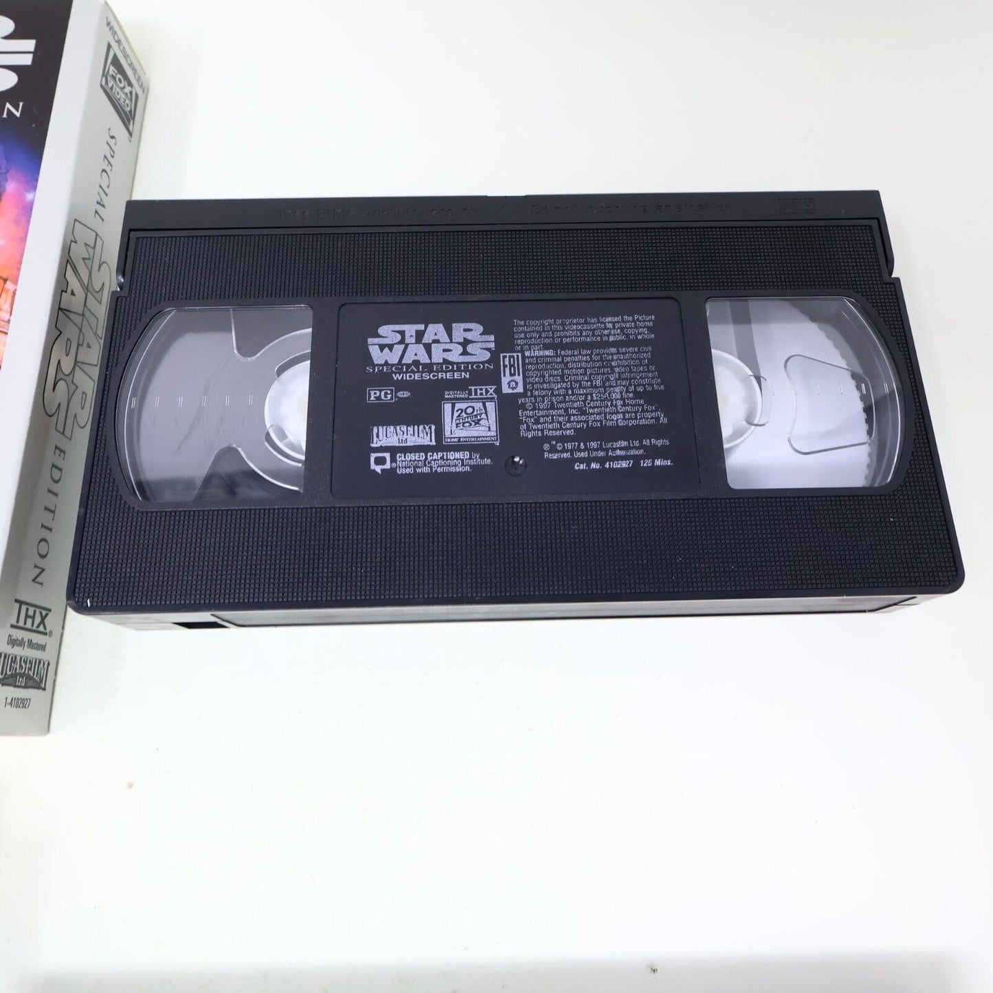 Star Wars Trilogy VHS Special Platinum Widescreen Edition Tested Fox Video 1997