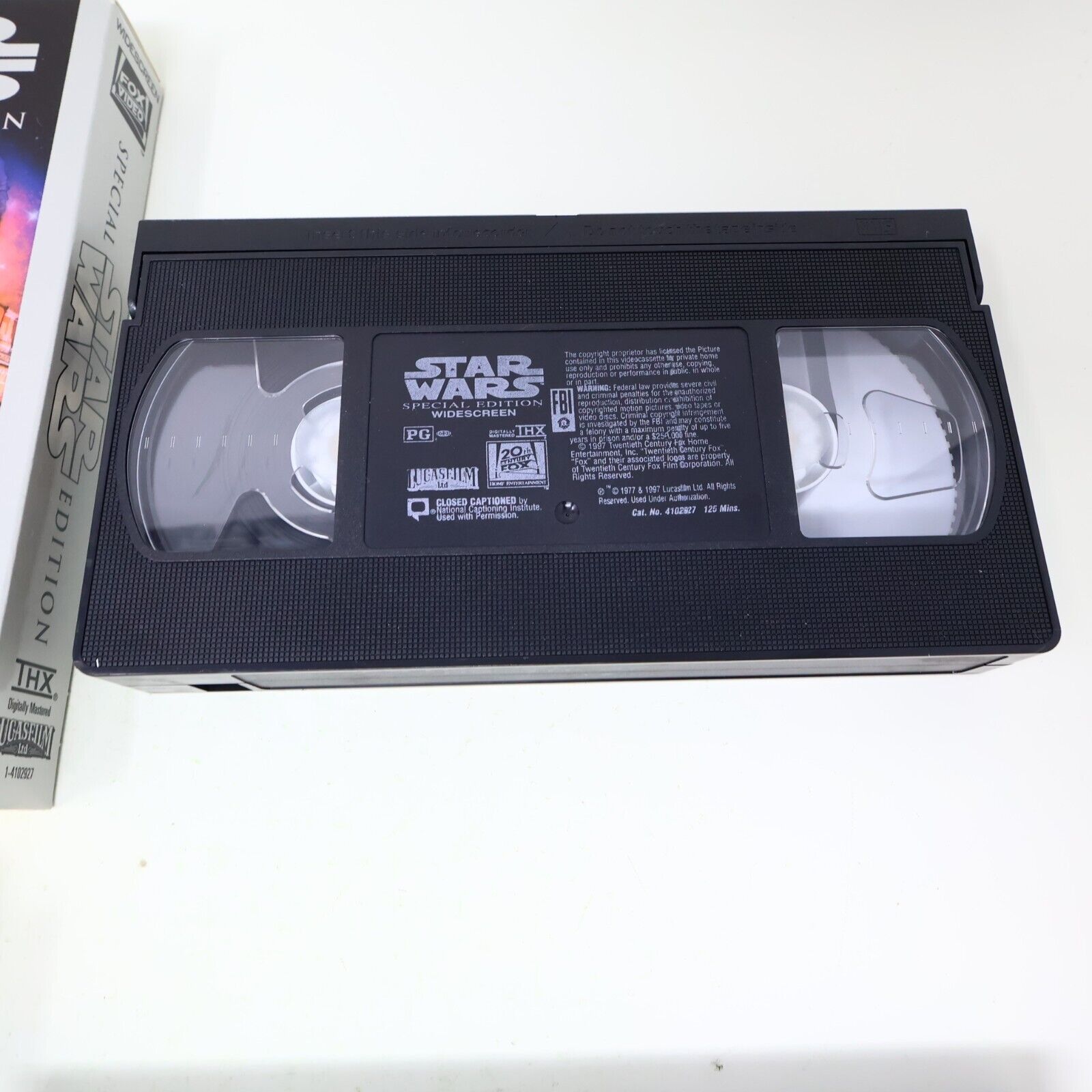 Star Wars Trilogy VHS Special Platinum Widescreen Edition Tested Fox Video 1997