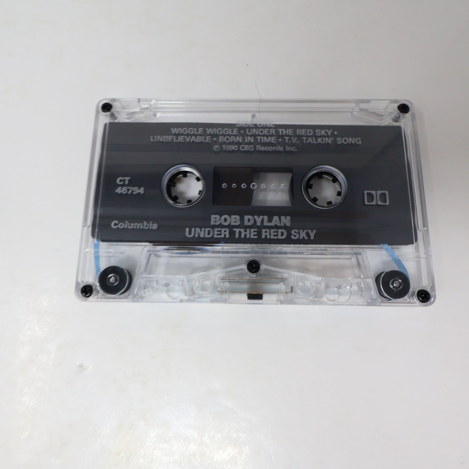 Bob Dylan 2 Cassettes Lot Under The Red Sky/Oh Mercy Columbia Born In Time/2 X 2