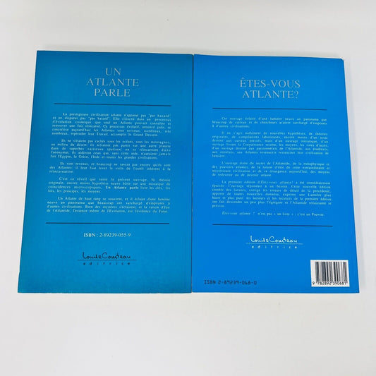 Êtes-Vous Atlante?/Un Atlante Parle Claude Gérard Sarrazin Lot Livres Atlantide