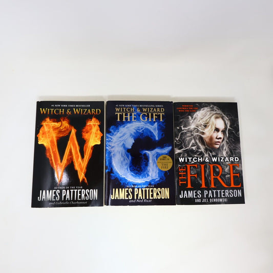Lot 3 Books Witch & Wizard by James Patterson Little Brown and Company The Gift