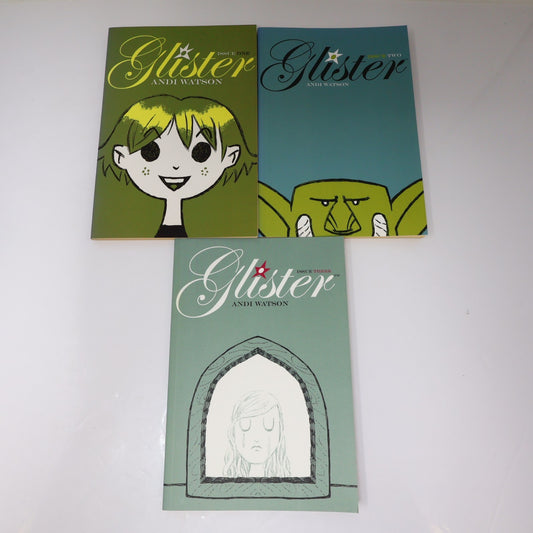Glister #1-3 Complete Set 3 Comics Lot Andi Watson Image Fantasy 2007 PB 2000s