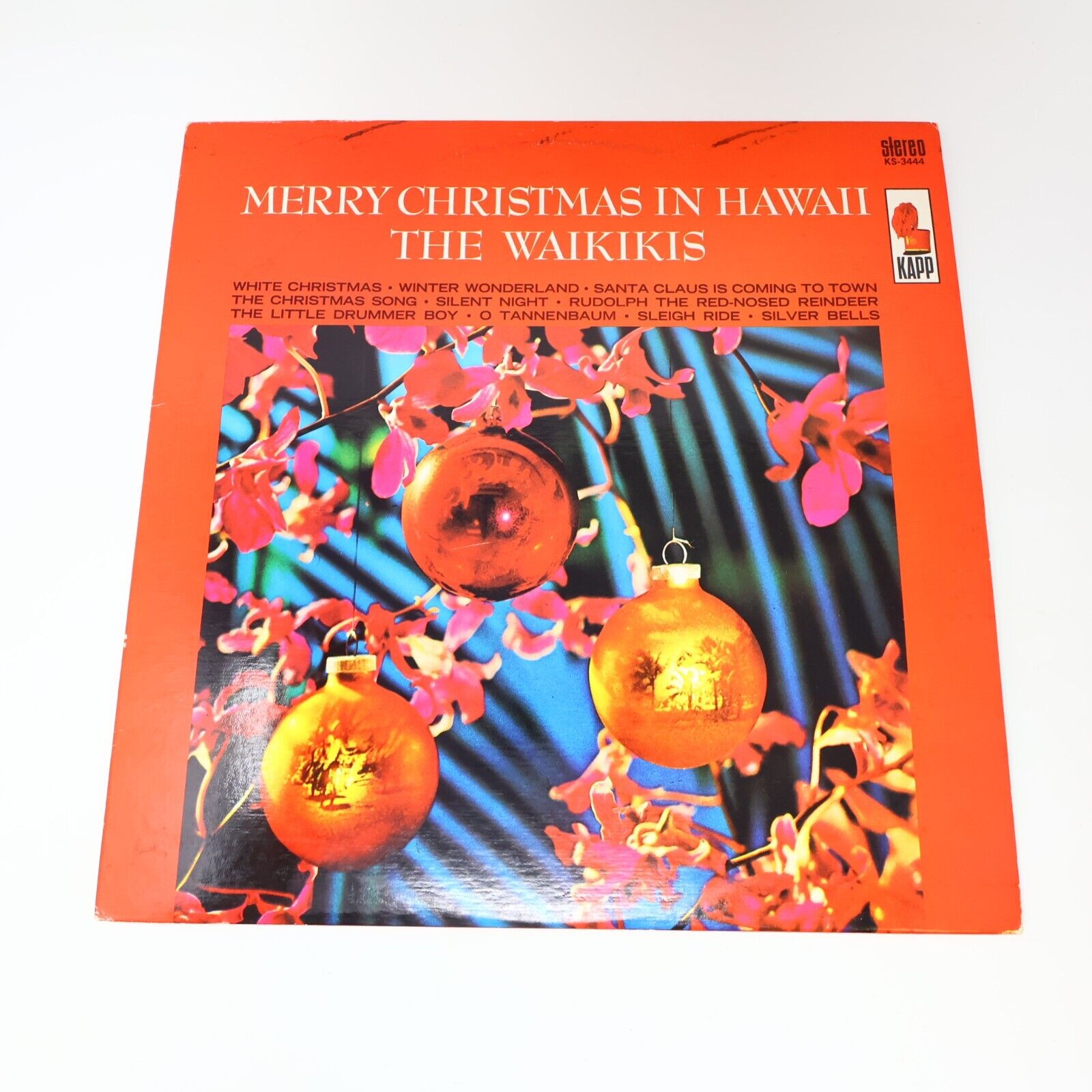 Merry Christmas in Hawaii the Waikikis by Kapp Records 33rpm LP Record KS-3444