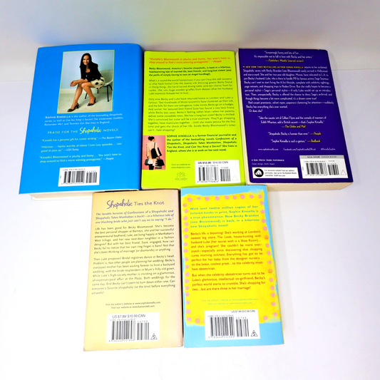 Shopaholic #3-6 8 5 Books Lot Sophie Kinsella Women's Fiction Comedy