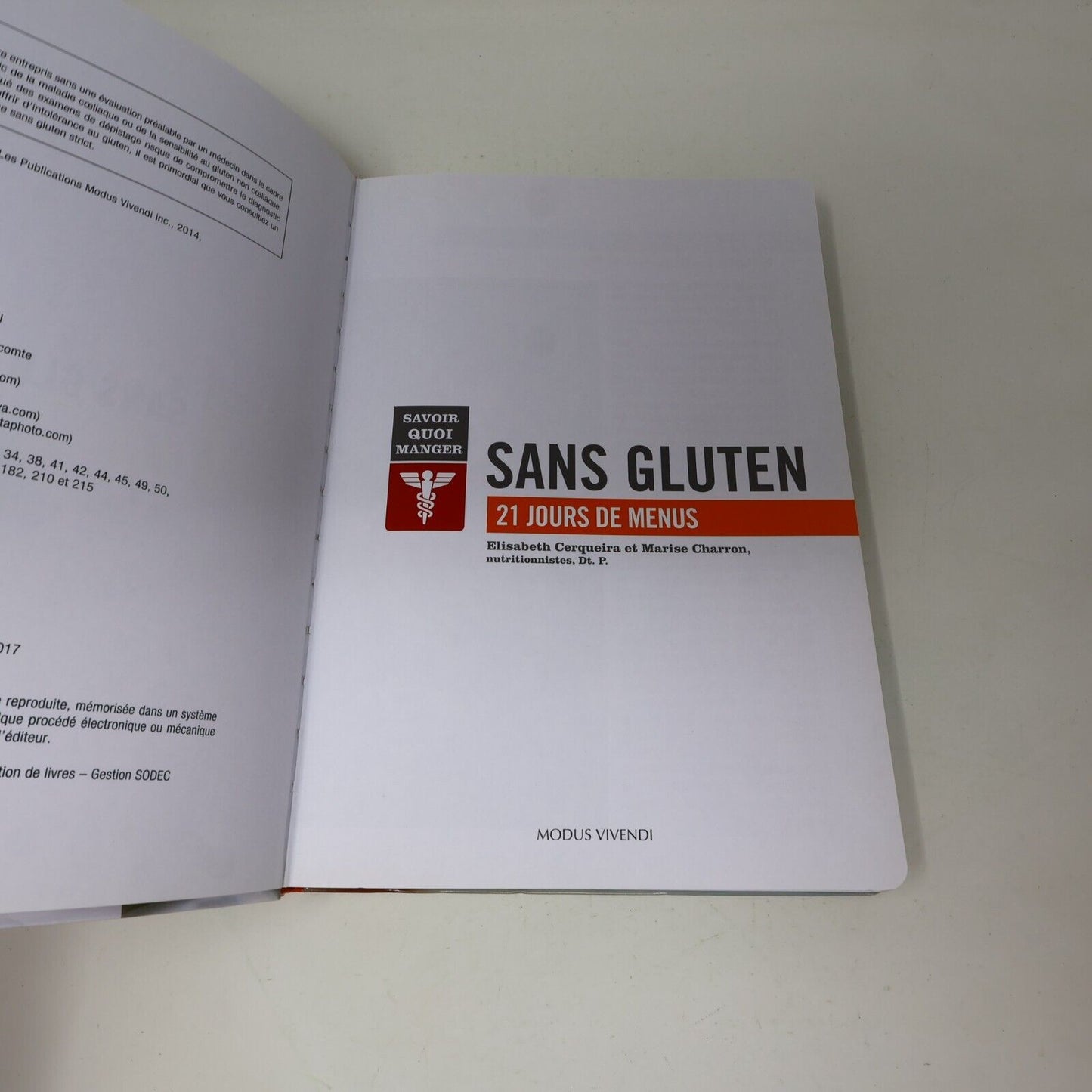 Sans Gluten Lot 4 Livres Cuisine Santé Soir de Semaine 21 Jours Menus Recettes
