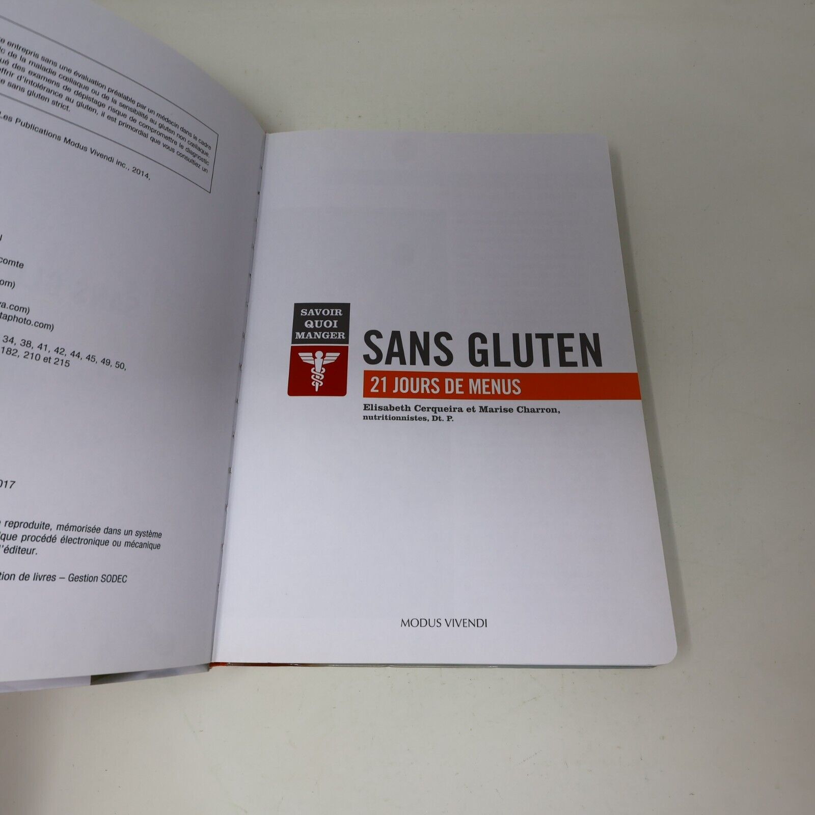 Sans Gluten Lot 4 Livres Cuisine Santé Soir de Semaine 21 Jours Menus Recettes