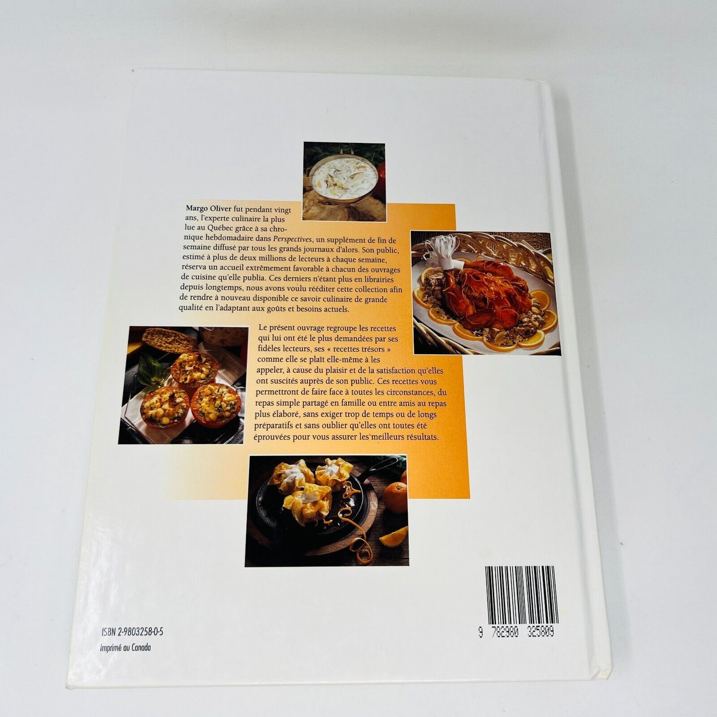 1992 La Bonne Cuisine de Margo Oliver Livre Recettes Français Cookbook HB & Cie