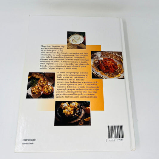 1992 La Bonne Cuisine de Margo Oliver Livre Recettes Français Cookbook HB & Cie