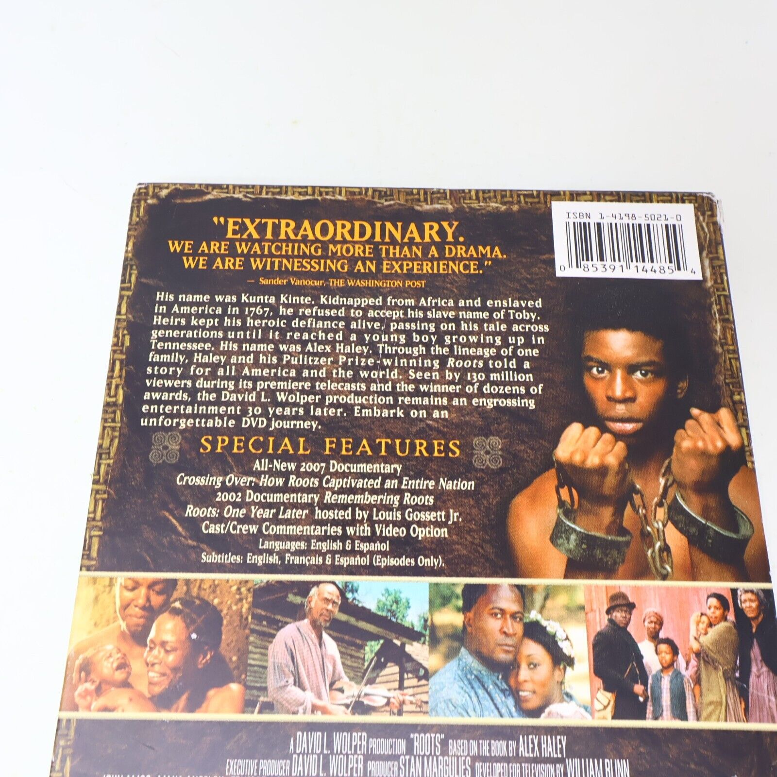 Roots 30th Anniversary Edition DVD Set Tested English / Spanish NTSC John Amos