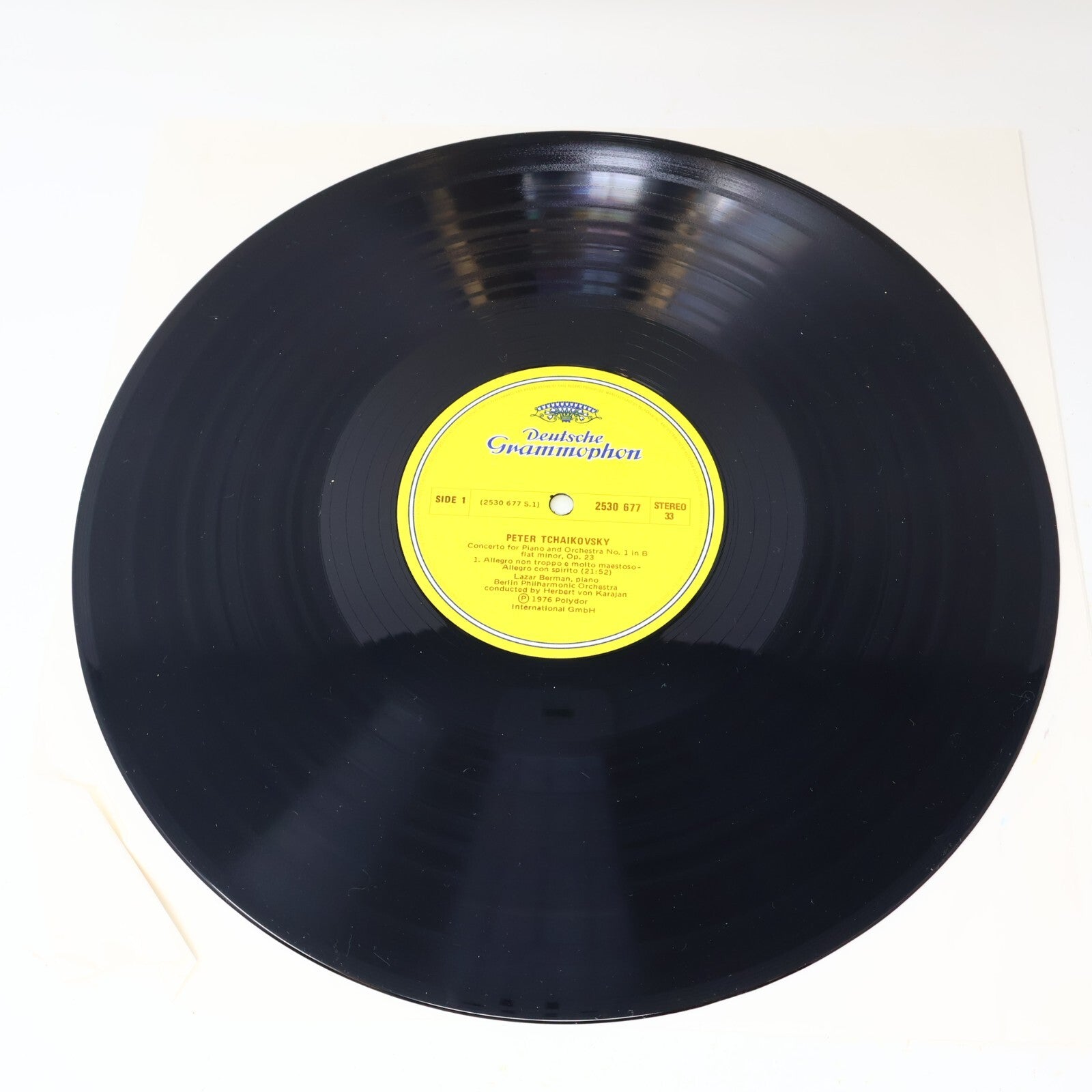 Tschaikowsky Von Karajan Lazar Berman Berliner Klavierkonzert 1 Record 2530 677