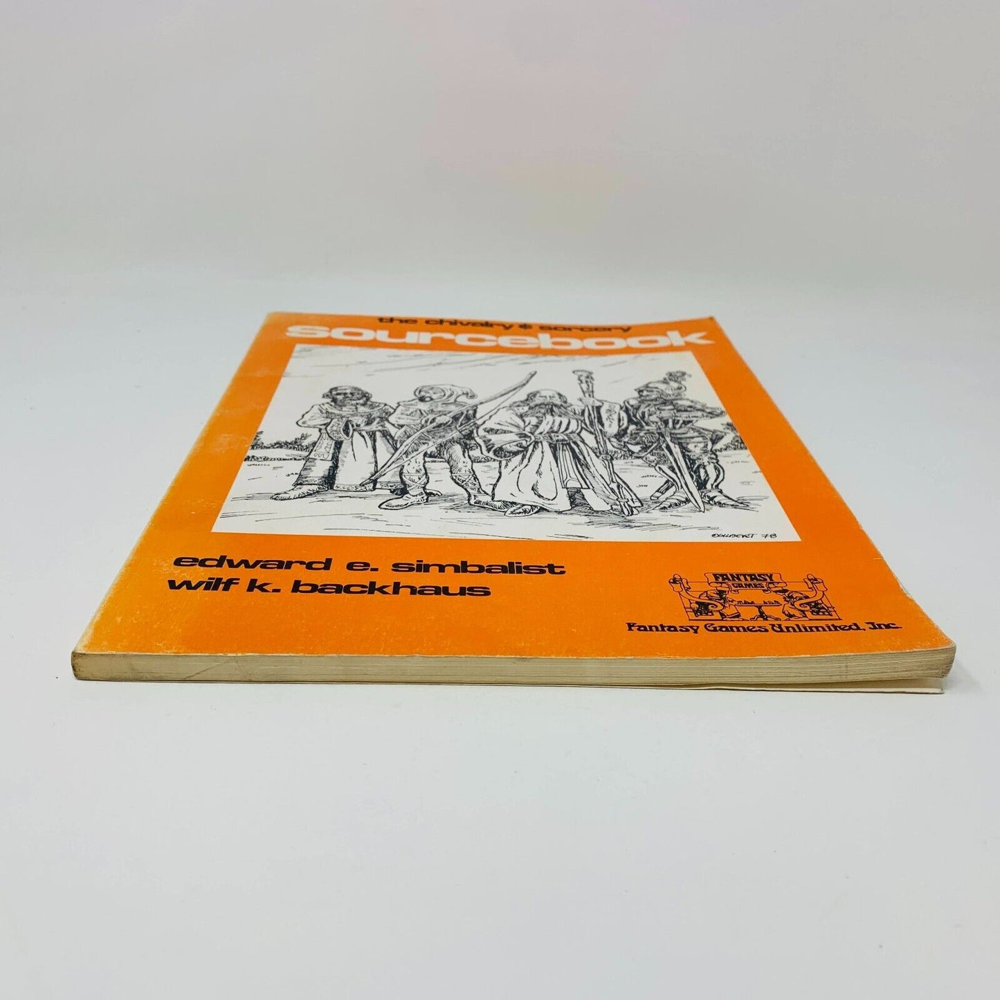 1978 The Chivalry & Sorcery Sourcebook RPG FGU Edward Simbalist & Wilf Backhaus