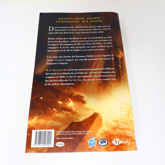 Gauntlgrym R. A. Salvatore Neverwinter #1 Les Royaumes Oubliés D&D 2012 PB Livre
