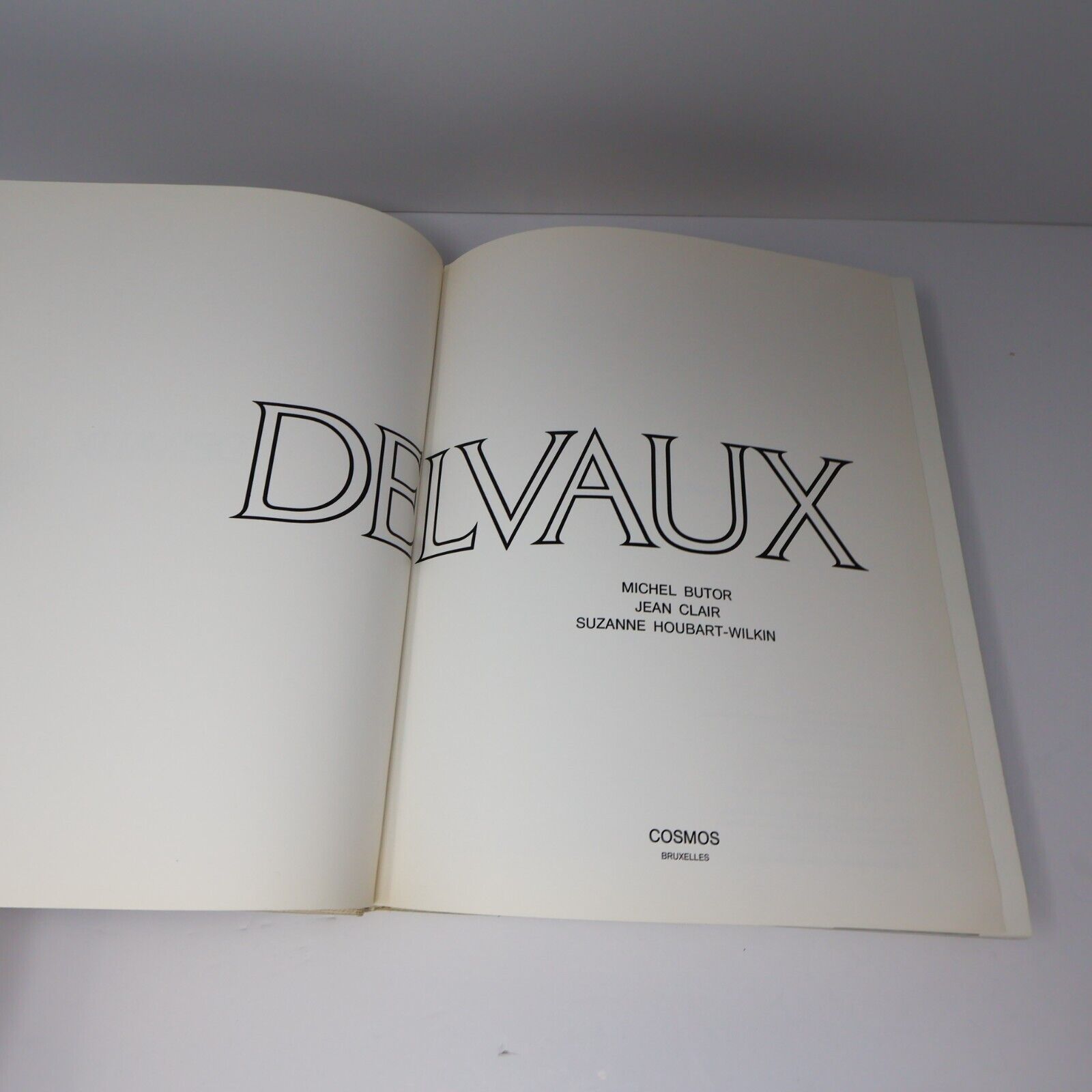 1975 Delvaux Catalogue de l'Oeuvre Peint de Michel Butor Hardcover HC Cosmos Art