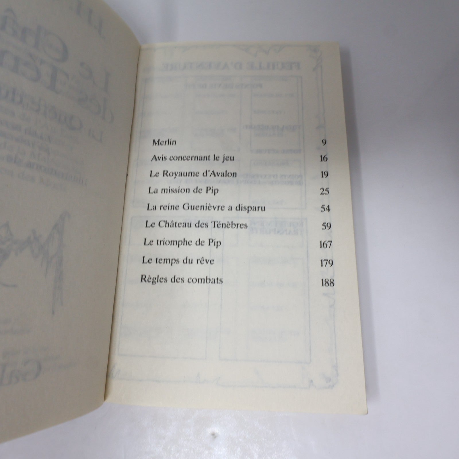 La Quête du Graal #1-3 LDVELH Lot 3 Livres J.H. Brennan Le Château des Ténèbres