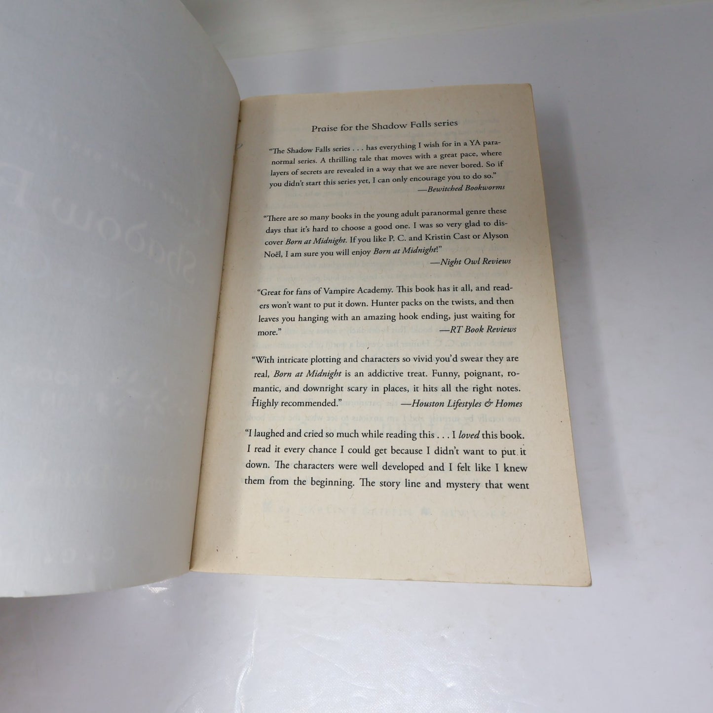 Taken At Dusk/Whispers At Moonrise C. C. Hunter Shadow Falls the Next Chapter PB