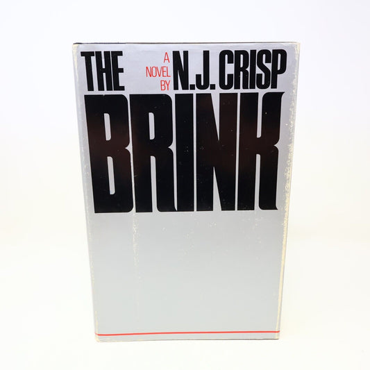 1982 The Brink N. J. Crisp Espionage Spy Thriller Viking Hardcover Book 80s HC