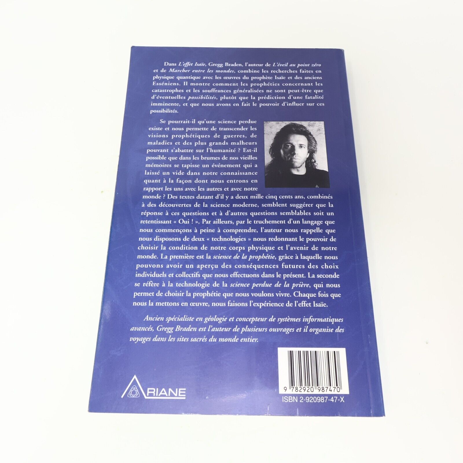 2000 L'Effet Isaïe Gregg Braden Ariane Français Paperback Ésotérisme Livre 2000s