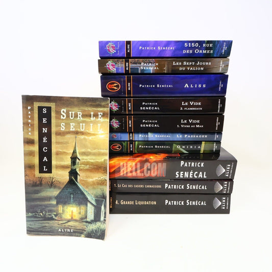 Patrick Senécal Thriller Horreur Lot 11 Livres Aliss Le Vide Oniria Français PB