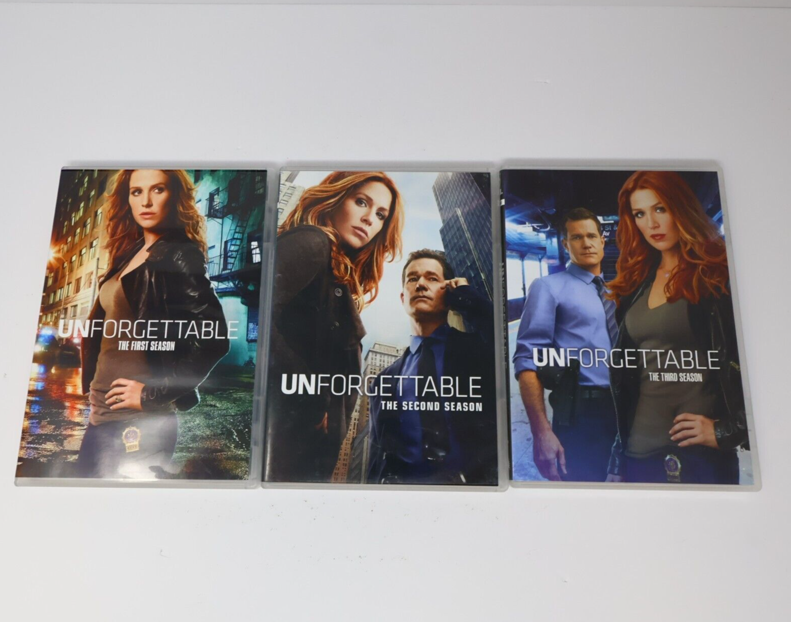 Unforgettable Seasons 1-3 DVD Lot Tested NTSC Region 1 Poppy Montgomery English