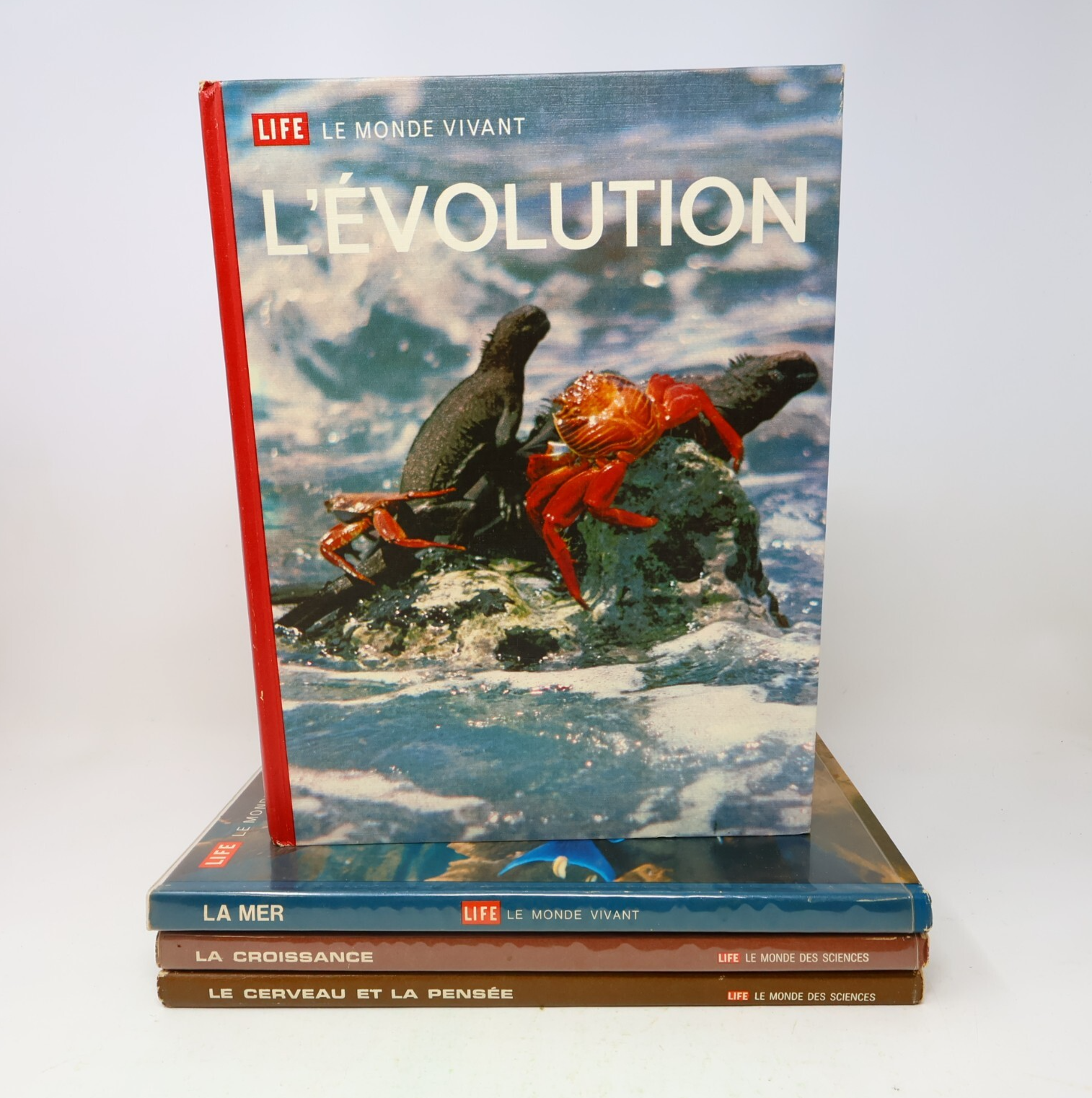 Life Le Monde Vivant/des Sciences Croissance Évolution Lot 4 Livres Français HC