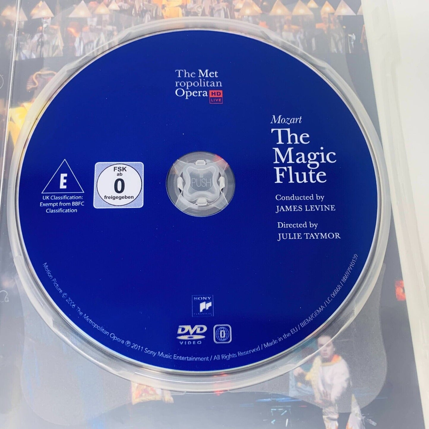 Mozart The Magic Flute The Metropolitan Opera Tested DVD James Levine J. Taymor