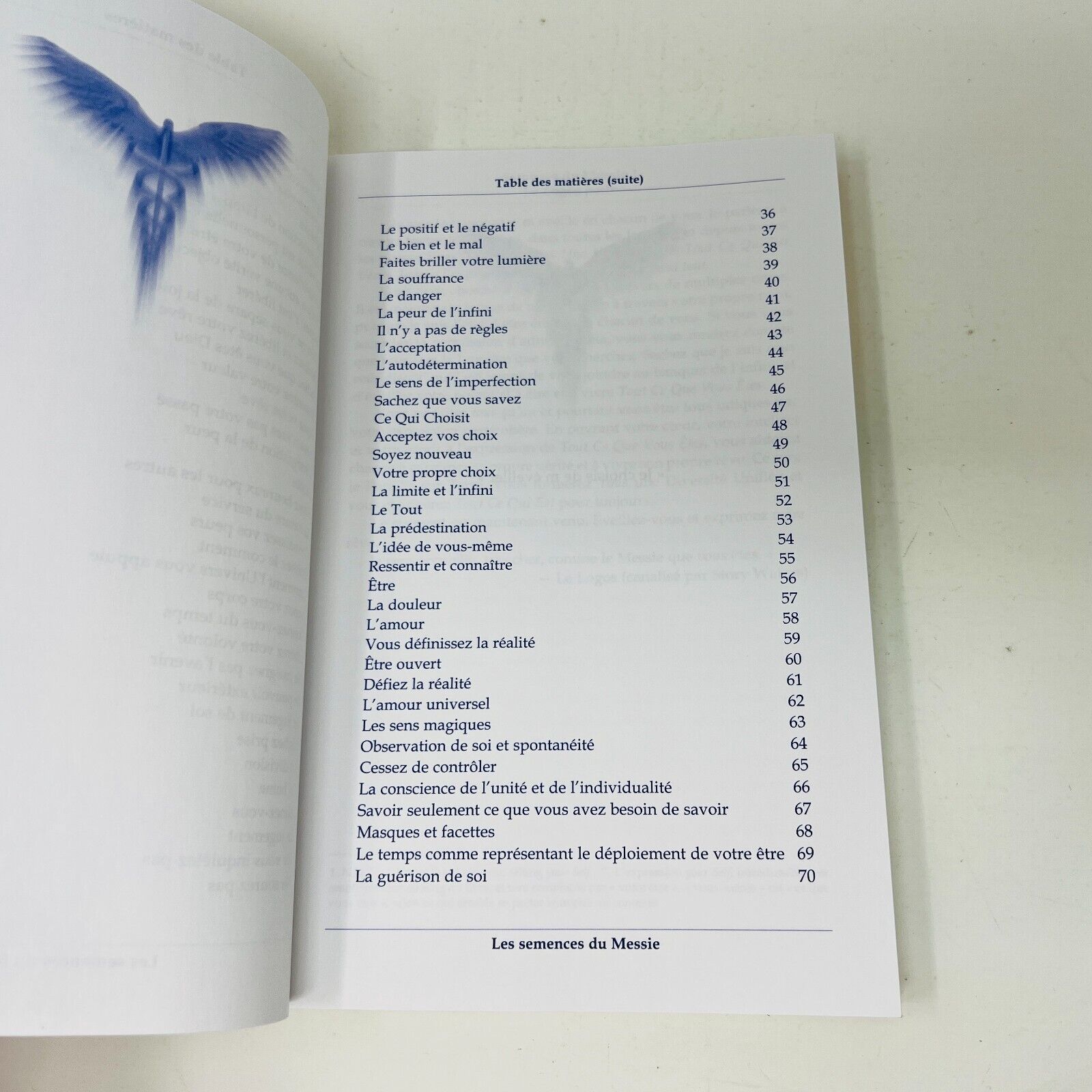 2005 Les Semences du Messie Volume 1 de Story Waters ADA Français Spiritualité