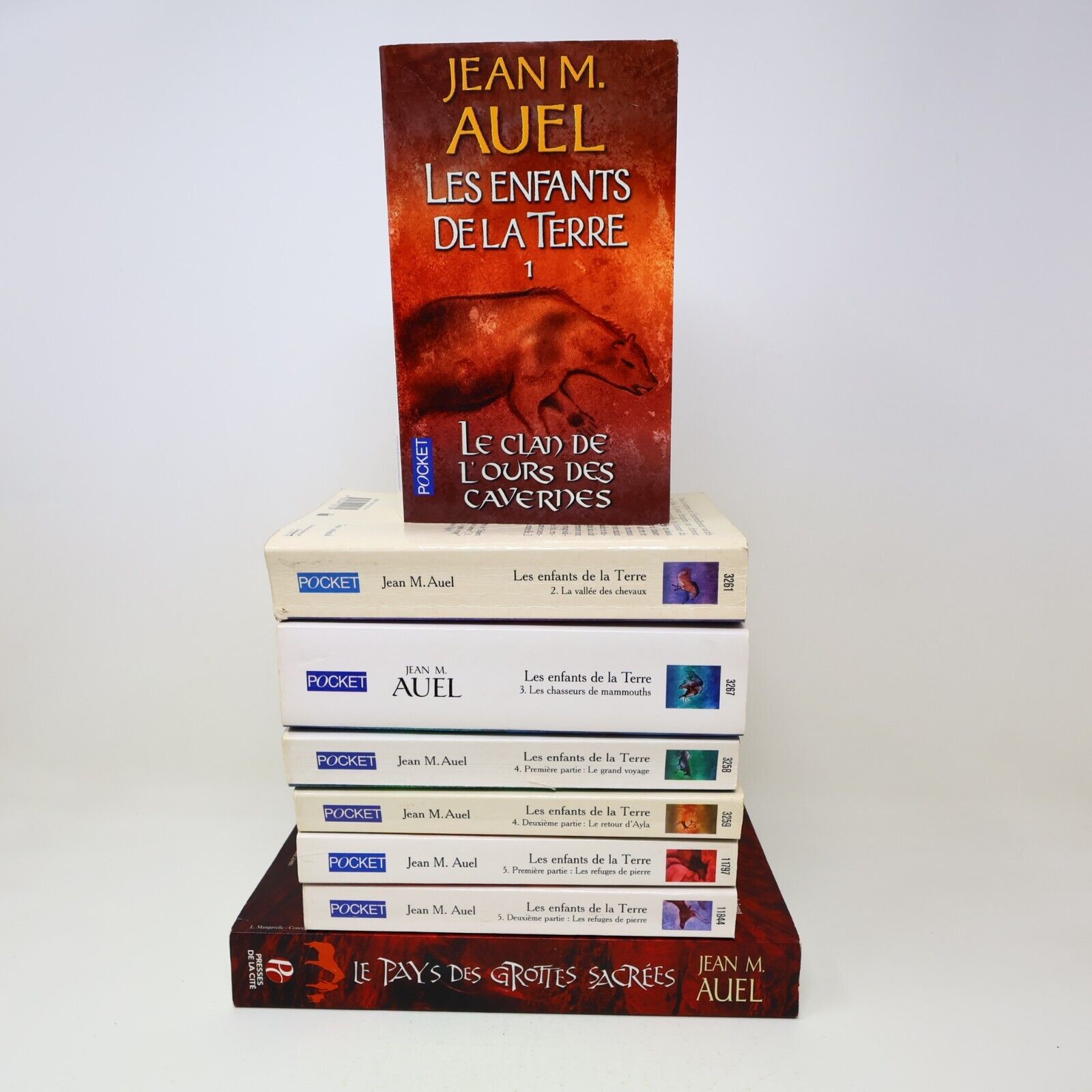 Lot 8 Livres Les Enfants de la Terre #1-6 Jean M. Auel Série Complète Français
