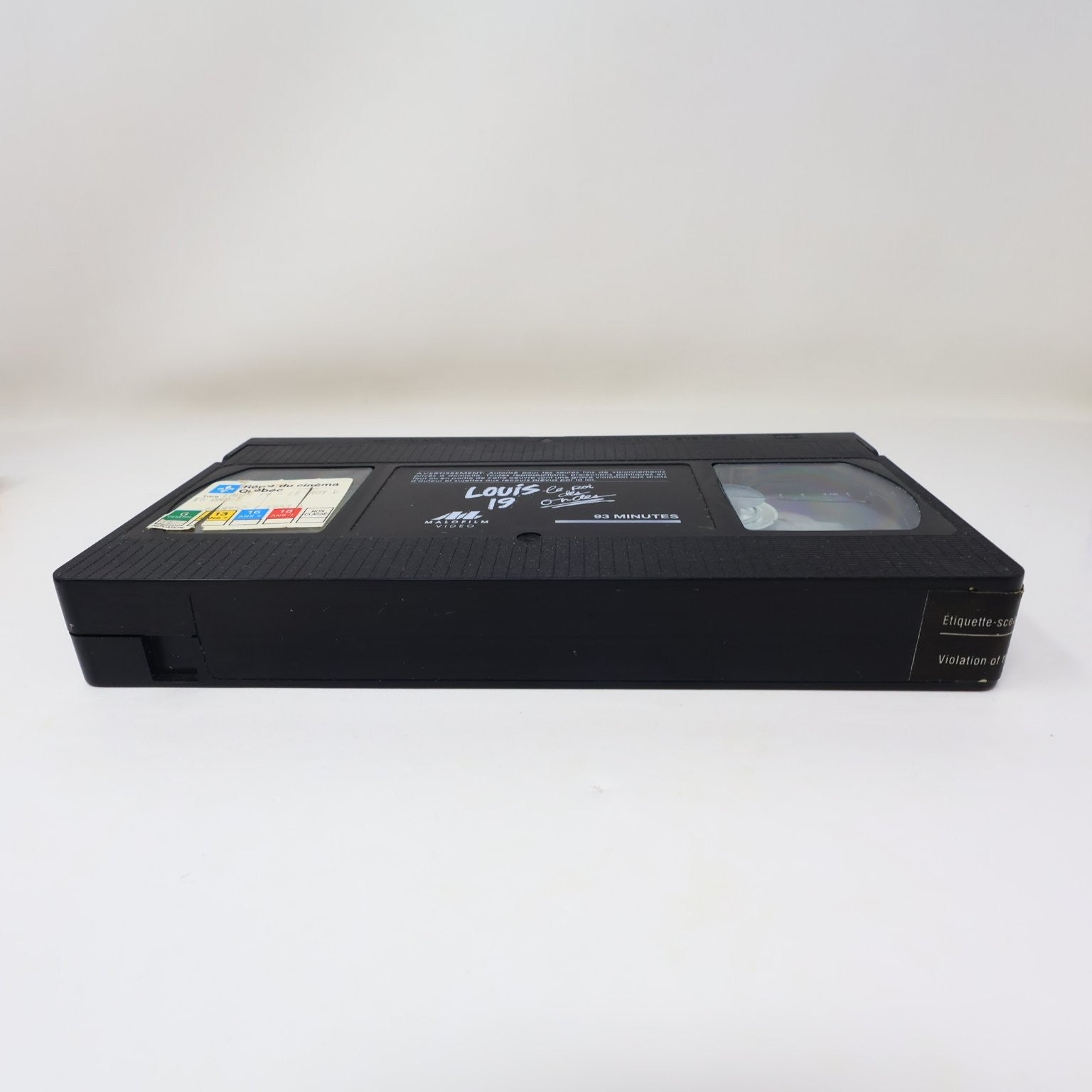 Louis 19 VHS 1994 Martin Drainville Comédie NTSC Testé Malofilm Dominique Michel