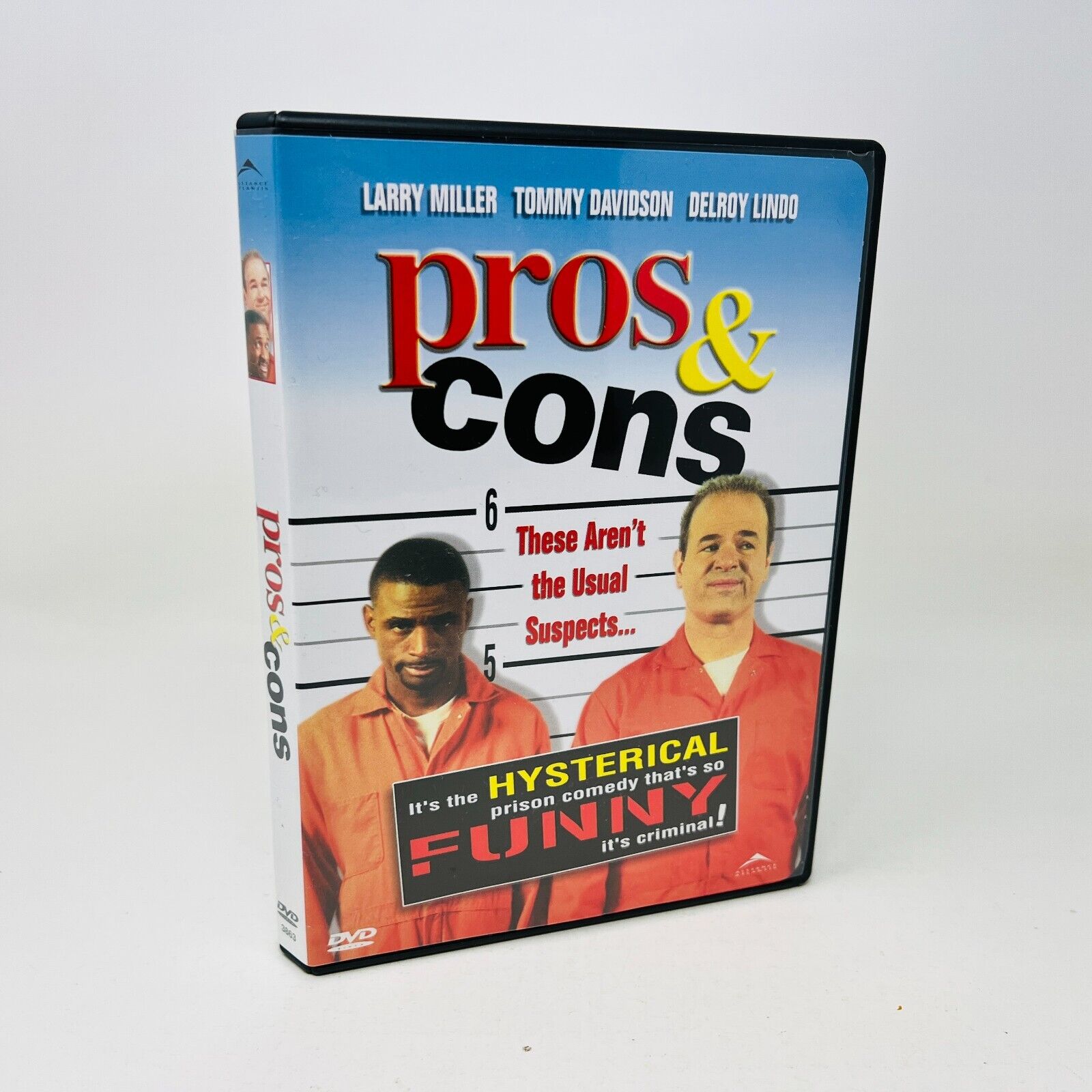 Pros & Cons DVD Comedy Tested Larry Miller/Tommy Davidson/Delroy Lindo NTSC